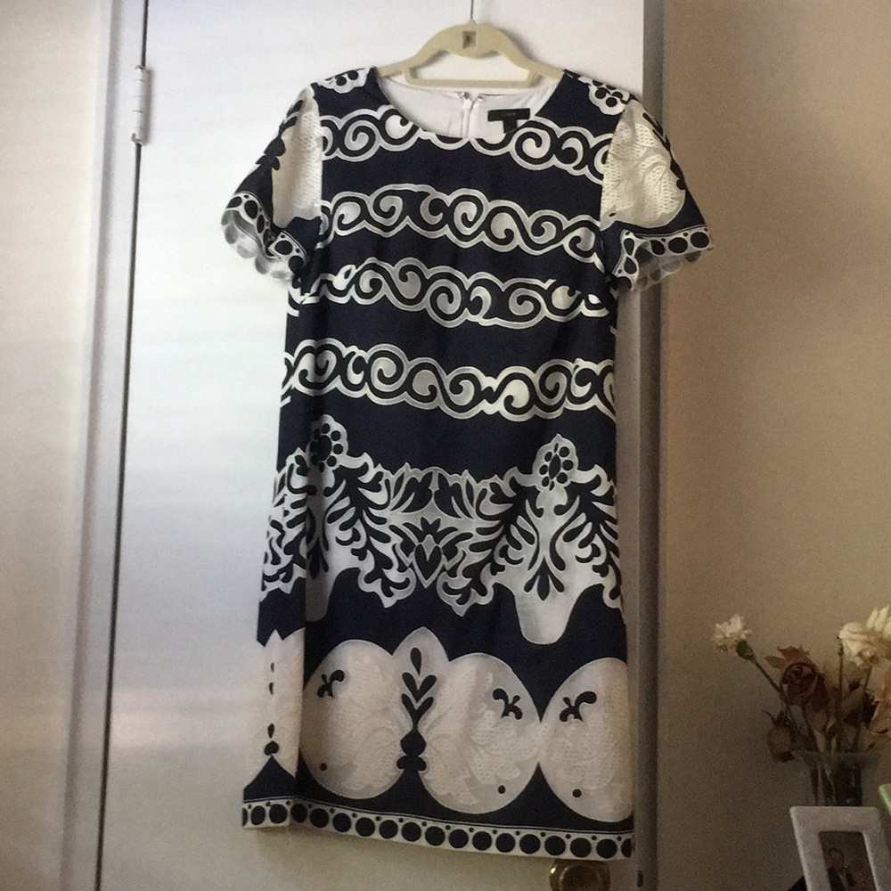 J.Crew short sleeve lace dress